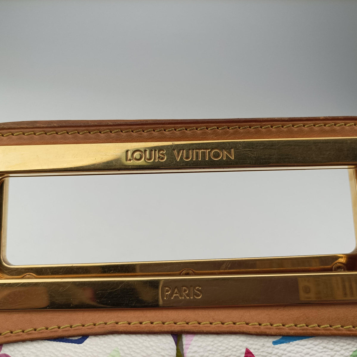 Vintage Louis Vuitton JUDY MM white Monogram Multicolor M40255 shoulderbag | stylenewstar