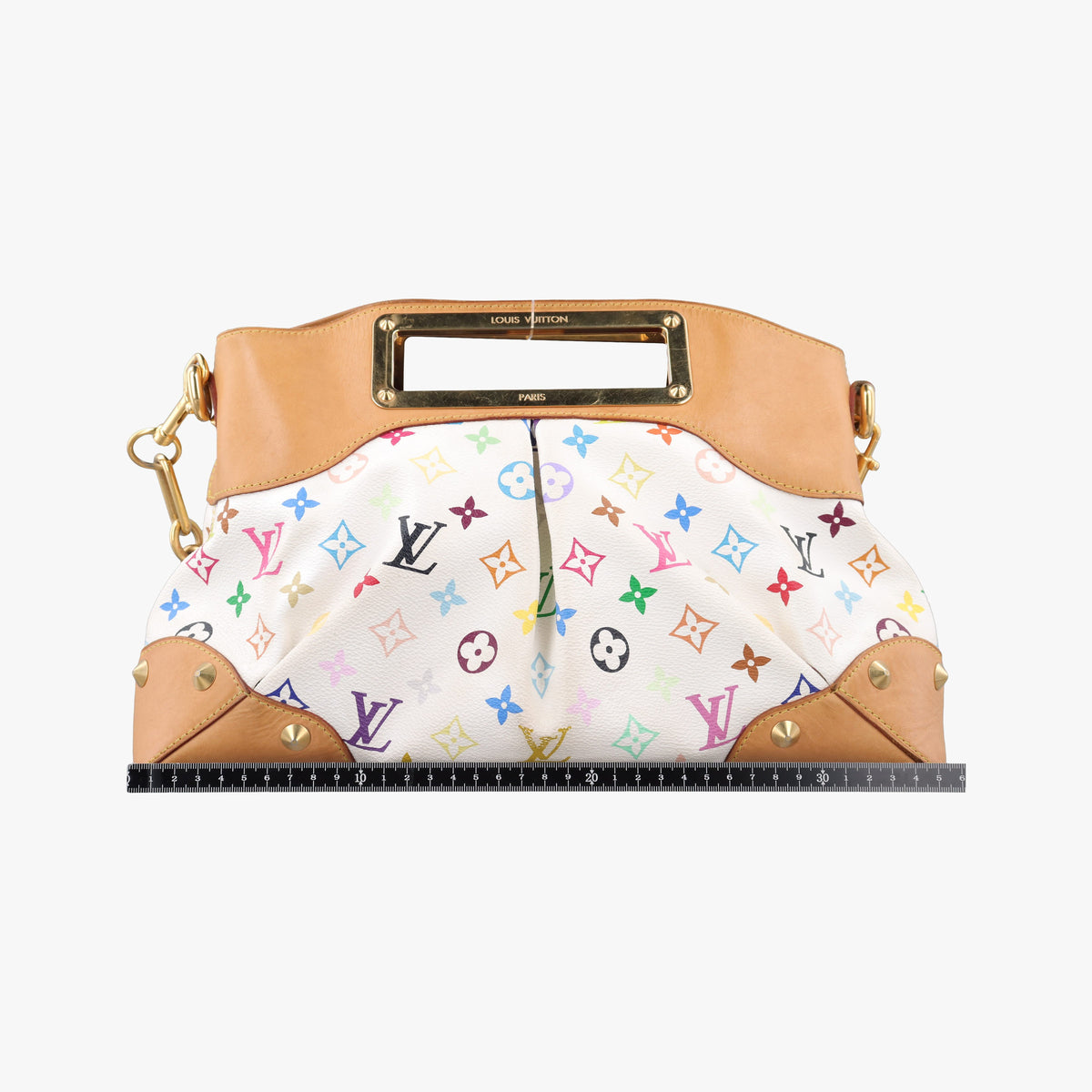 Vintage Louis Vuitton JUDY MM white Monogram Multicolor M40255 shoulderbag | stylenewstar