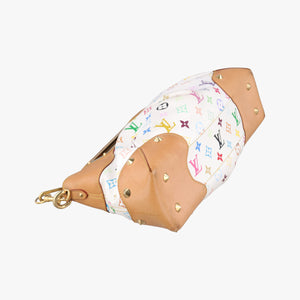 Vintage Louis Vuitton JUDY MM white Monogram Multicolor M40255 shoulderbag | stylenewstar