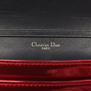 Secondhand Christian Dior DIORAMA Red Enamel  shoulderbag | stylenewstar