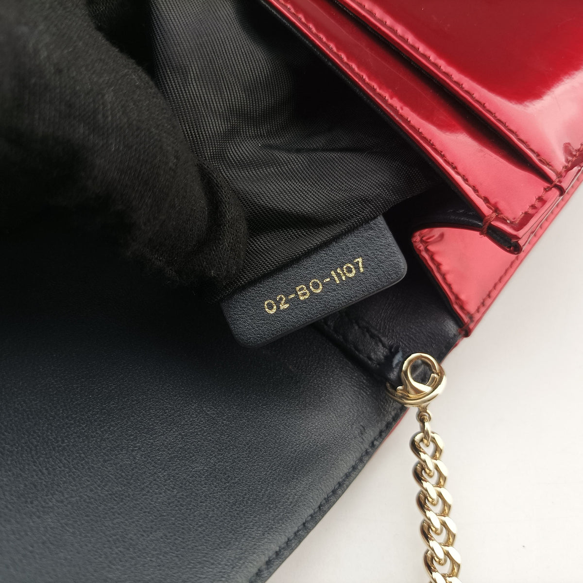Secondhand Christian Dior DIORAMA Red Enamel  shoulderbag | stylenewstar
