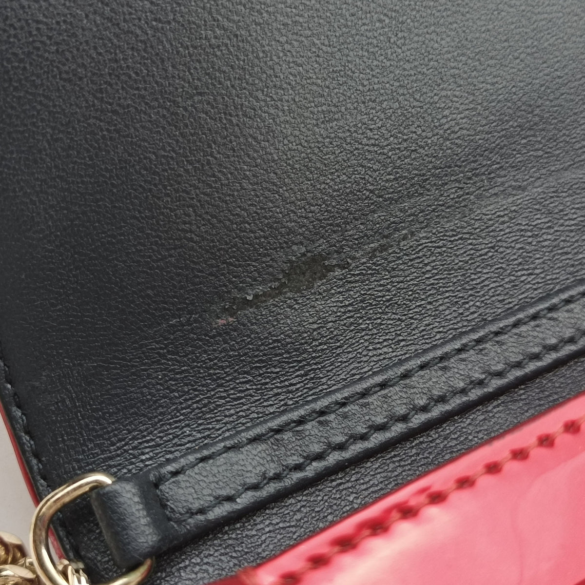 Secondhand Christian Dior DIORAMA Red Enamel  shoulderbag | stylenewstar