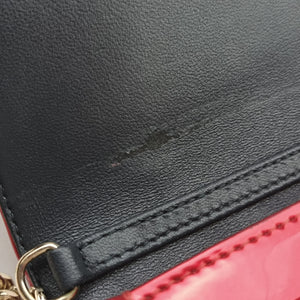 Secondhand Christian Dior DIORAMA Red Enamel  shoulderbag | stylenewstar