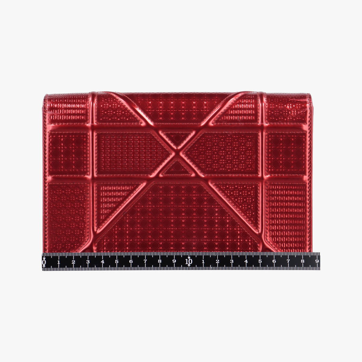 Secondhand Christian Dior DIORAMA Red Enamel  shoulderbag | stylenewstar