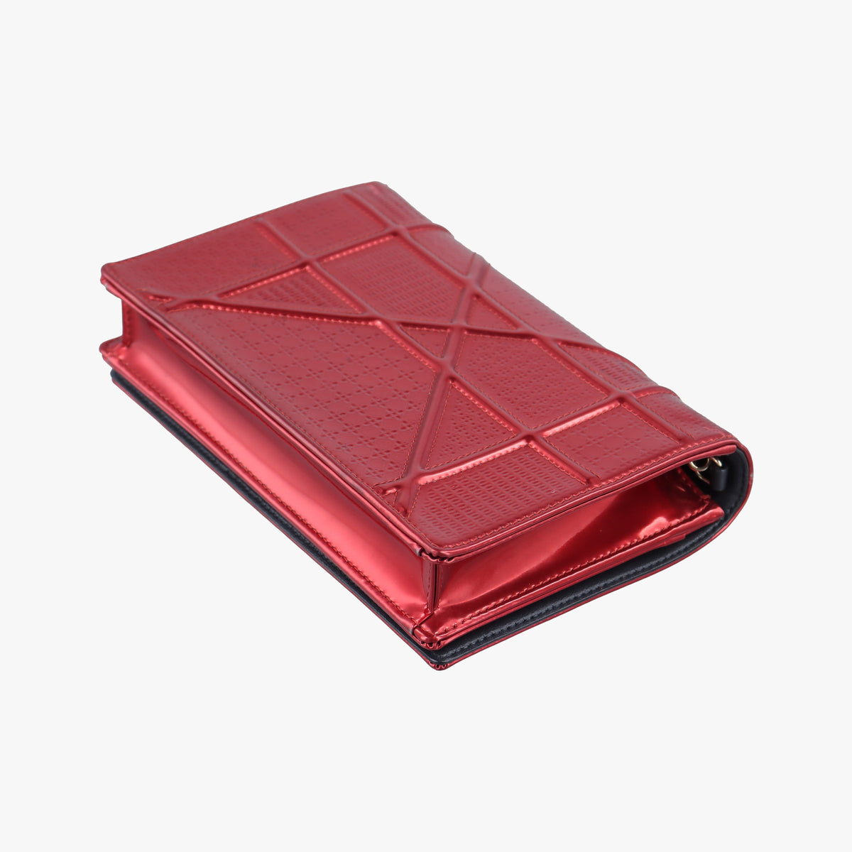 Secondhand Christian Dior DIORAMA Red Enamel  shoulderbag | stylenewstar