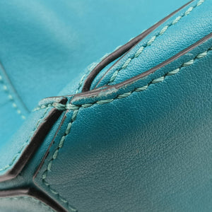 Pre-owned Loewe Puzzle Green Leather  shoulderbag | stylenewstar