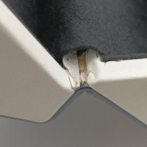 Pre-owned Fendi Trunk White×Black Leather 7VA507 shoulderbag | stylenewstar