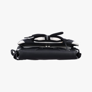 Pre-owned Balenciaga Sneakerhead Black×white fabric  shoulderbag | stylenewstar
