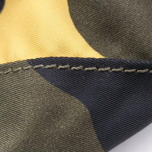 Pre-owned Valentino Rockstud camouflage Green×Multicolour nylon× Leather  shoulderbag | stylenewstar