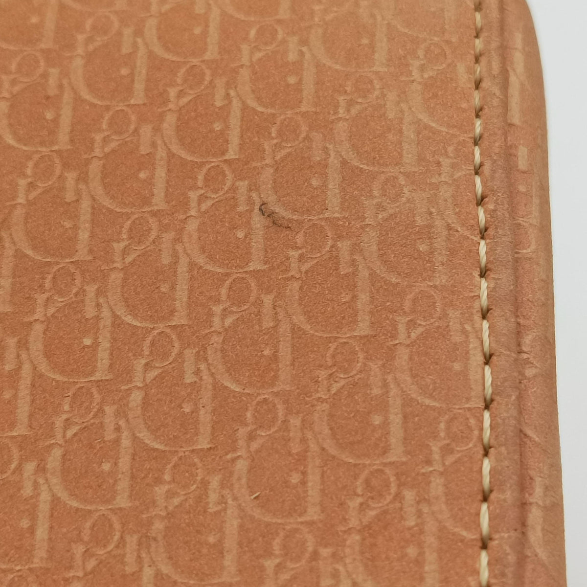 Pre-owned Christian Dior Lady Dior Camel Suede × Patent  shoulderbag | stylenewstar