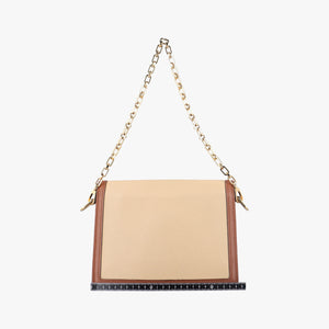 Pre-owned Louis Vuitton DAUPHINE MM Scarlet Red×Panama Beige Taurillon leather M53830 shoulderbag | stylenewstar