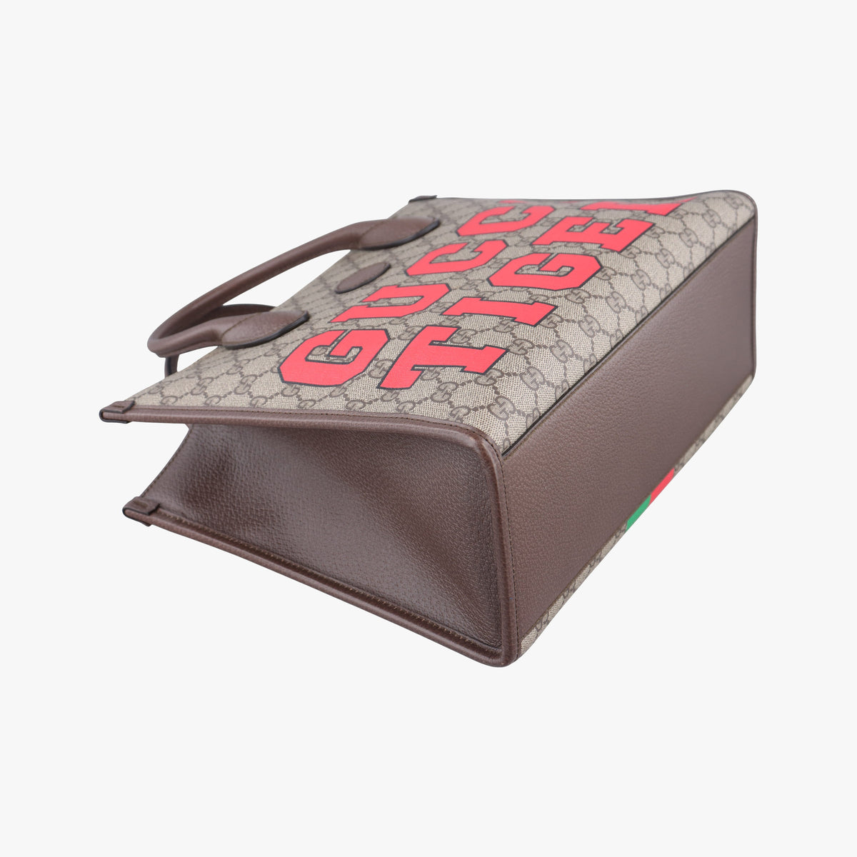 Pre-owned Gucci Interlocking G Tiger Beige×Brown PVC coated canvas×Leather 659983 shoulderbag | stylenewstar