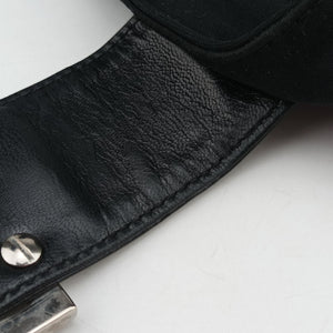 Pre-owned Fendi croissants Black cloth 26724 shoulderbag | stylenewstar