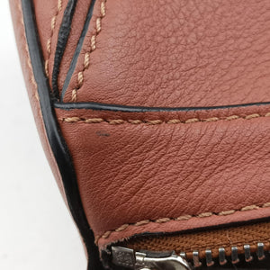 Pre-owned Loewe Puzzle Brown Leather  shoulderbag | stylenewstar