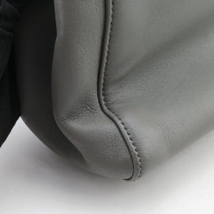 Pre-owned Fendi PEEKABOO Blue×Gray Leather 8BN244 shoulderbag | stylenewstar