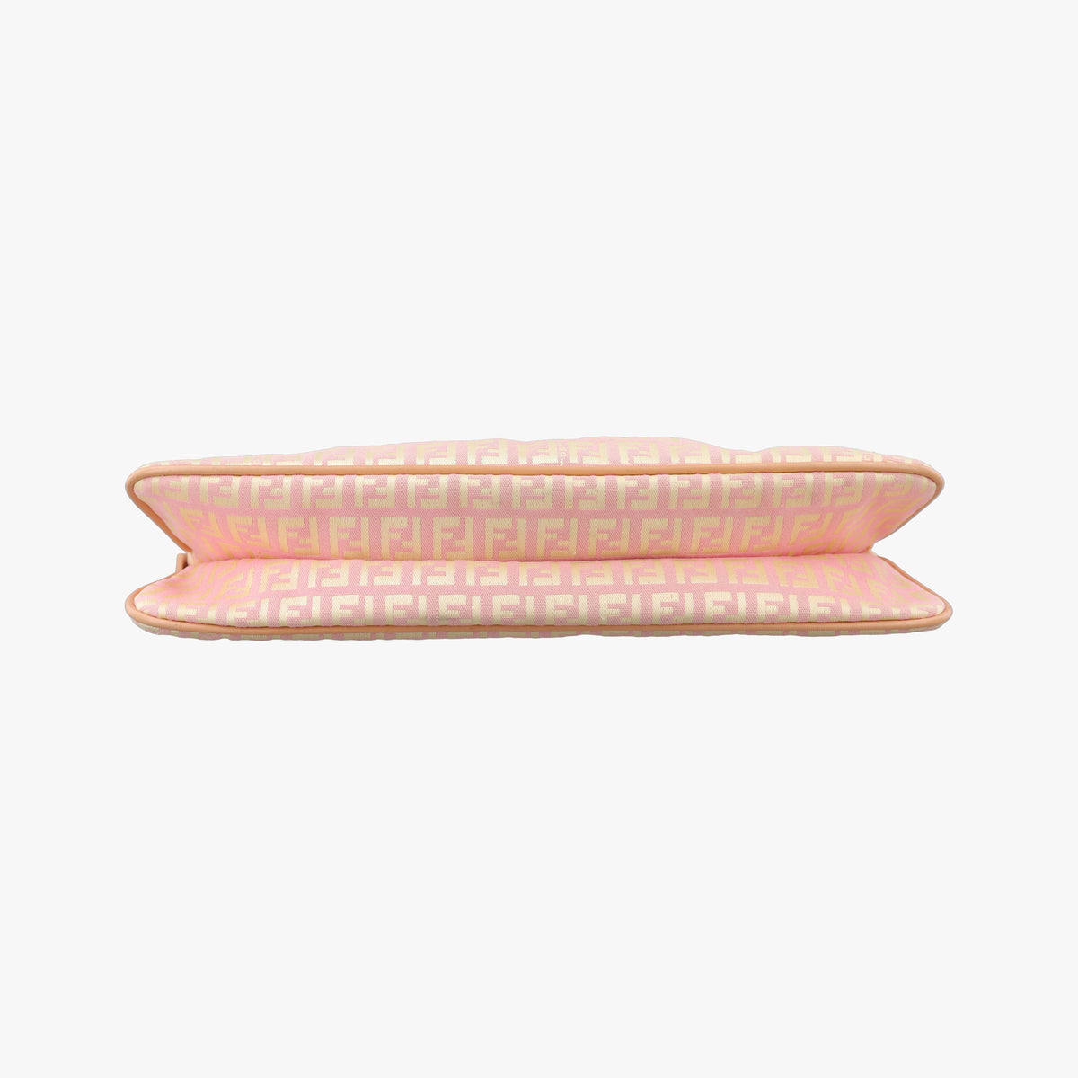 Secondhand Fendi Zucchino Baguette Pink Canvas×Leather 8BR002 shoulderbag | stylenewstar