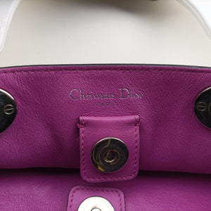 Secondhand Christian Dior Diorissimo White Leather  shoulderbag | stylenewstar