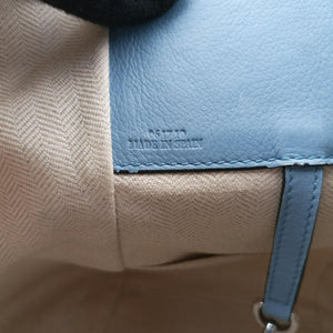 Pre-owned Loewe hammock Blue leather  shoulderbag | stylenewstar