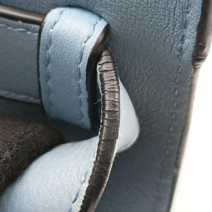 Pre-owned Loewe hammock Blue leather  shoulderbag | stylenewstar