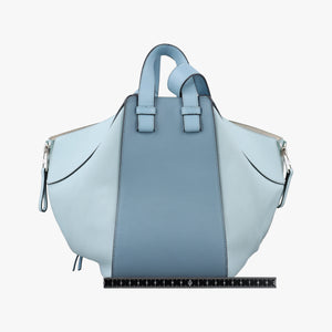 Pre-owned Loewe hammock Blue leather  shoulderbag | stylenewstar