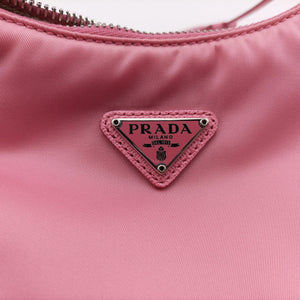 Secondhand Prada Re-Edition 2005 Hobo Pink Nylon×leather 1NE515 handbag | stylenewstar