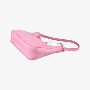 Secondhand Prada Re-Edition 2005 Hobo Pink Nylon×leather 1NE515 handbag | stylenewstar