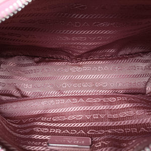 Secondhand Prada Re-Edition 2005 Hobo Pink Nylon×leather 1NE515 handbag | stylenewstar