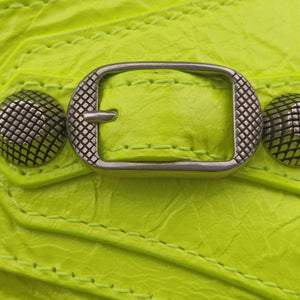 Vintage Balenciaga Le Cagole Green lambskin  shoulderbag | stylenewstar