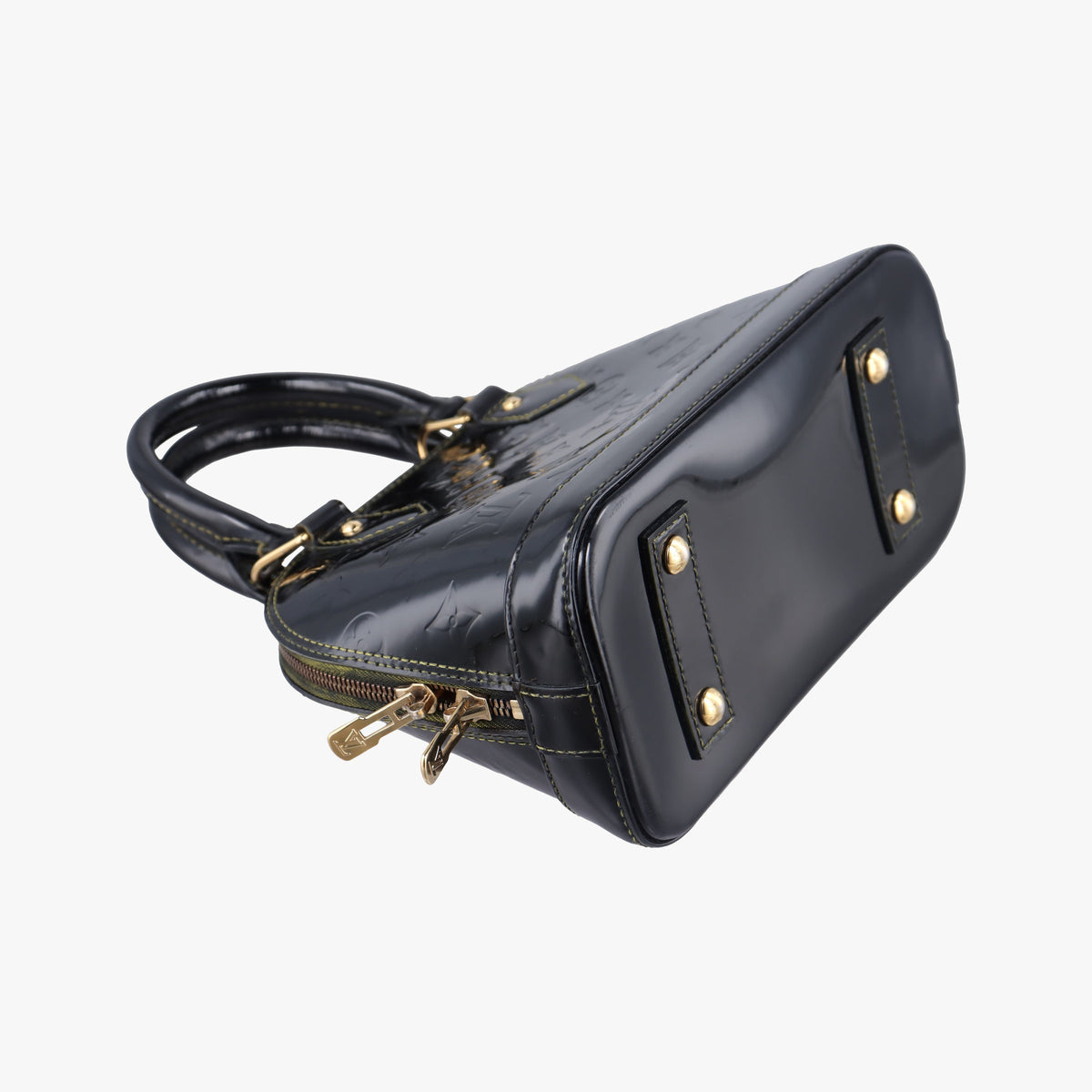 Secondhand Louis Vuitton Alma BB Black Vernis  handbag | stylenewstar