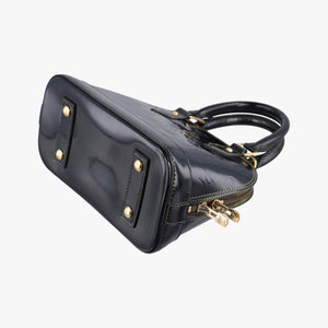 Secondhand Louis Vuitton Alma BB Black Vernis  handbag | stylenewstar