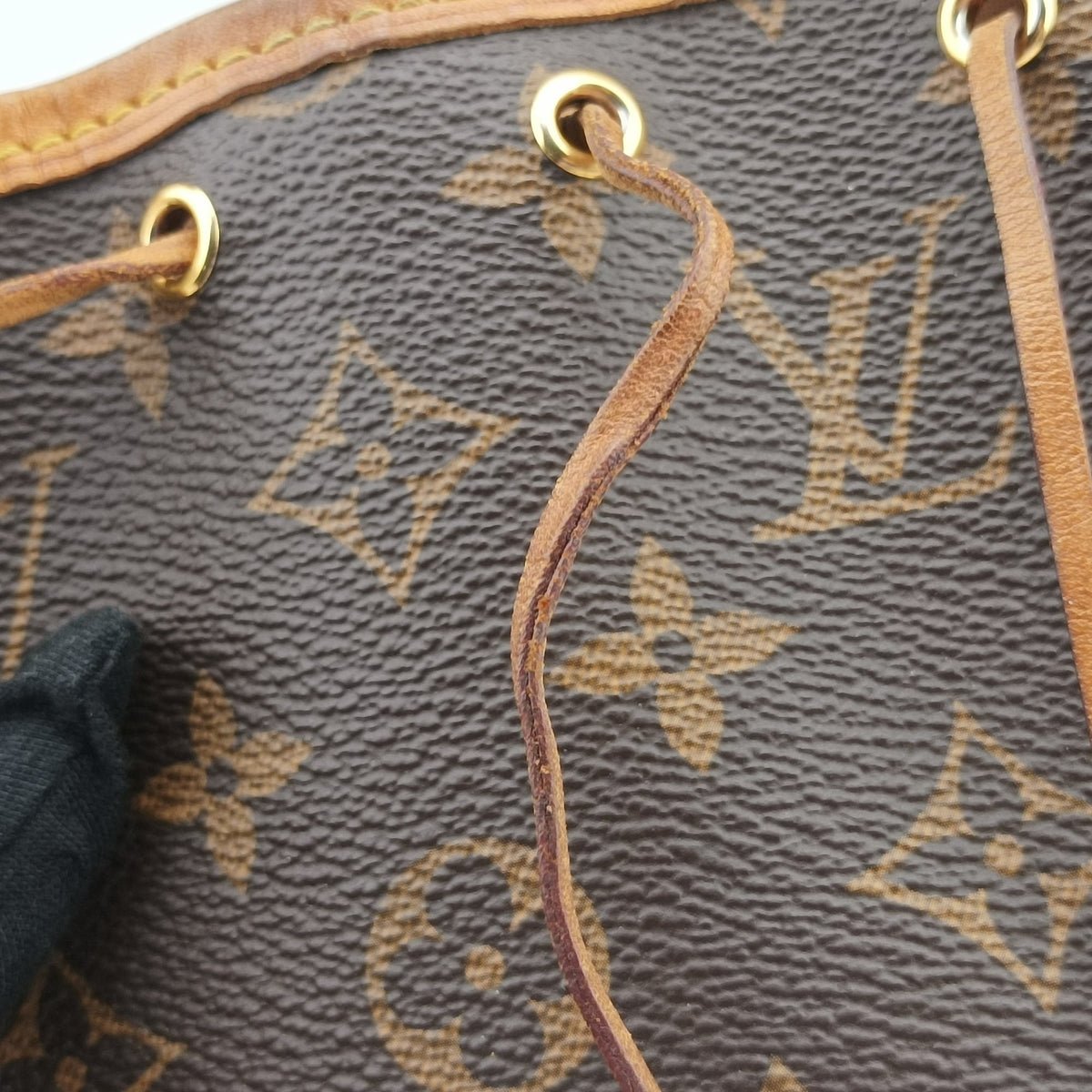 Pre-owned Louis Vuitton Nano Noe Brown Monogram canvas M41346 shoulderbag | stylenewstar