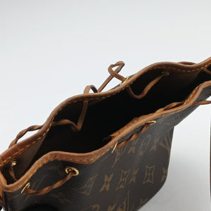 Pre-owned Louis Vuitton Nano Noe Brown Monogram canvas M41346 shoulderbag | stylenewstar