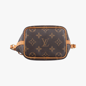 Pre-owned Louis Vuitton Nano Noe Brown Monogram canvas M41346 shoulderbag | stylenewstar