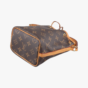 Pre-owned Louis Vuitton Nano Noe Brown Monogram canvas M41346 shoulderbag | stylenewstar