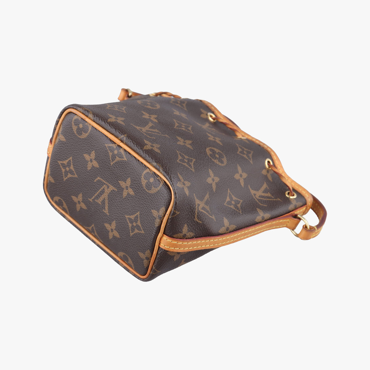 Pre-owned Louis Vuitton Nano Noe Brown Monogram canvas M41346 shoulderbag | stylenewstar