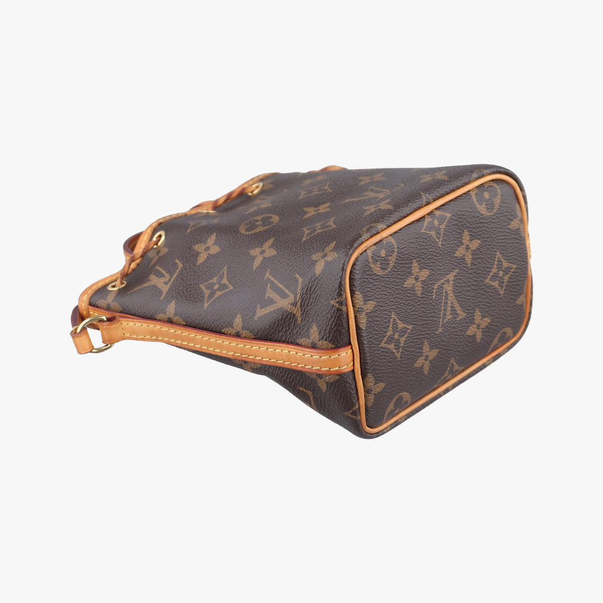 Pre-owned Louis Vuitton Nano Noe Brown Monogram canvas M41346 shoulderbag | stylenewstar