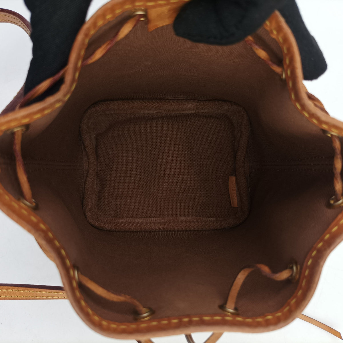 Pre-owned Louis Vuitton Nano Noe Brown Monogram canvas M41346 shoulderbag | stylenewstar