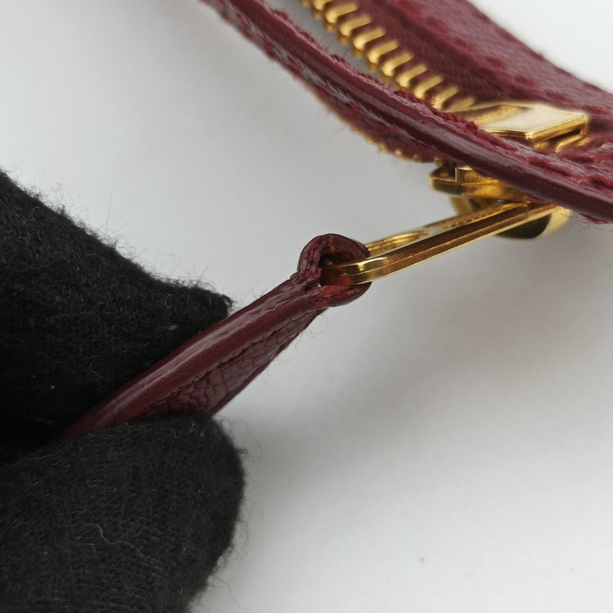 Pre-owned Balenciaga The First Burgundy lambskin  shoulderbag | stylenewstar