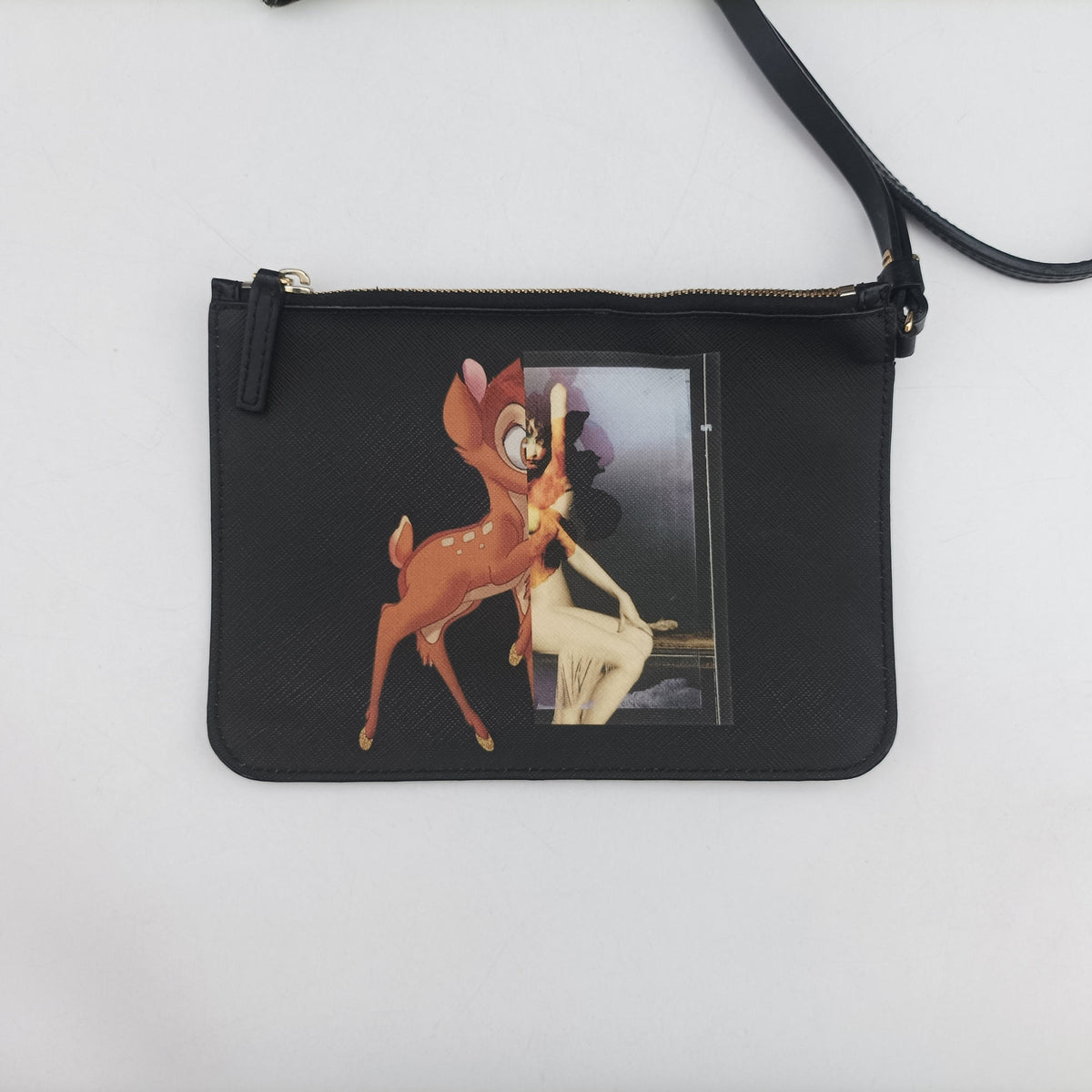 Secondhand Givenchy Bambi Print Antigona tote Black Leather  handbag | stylenewstar
