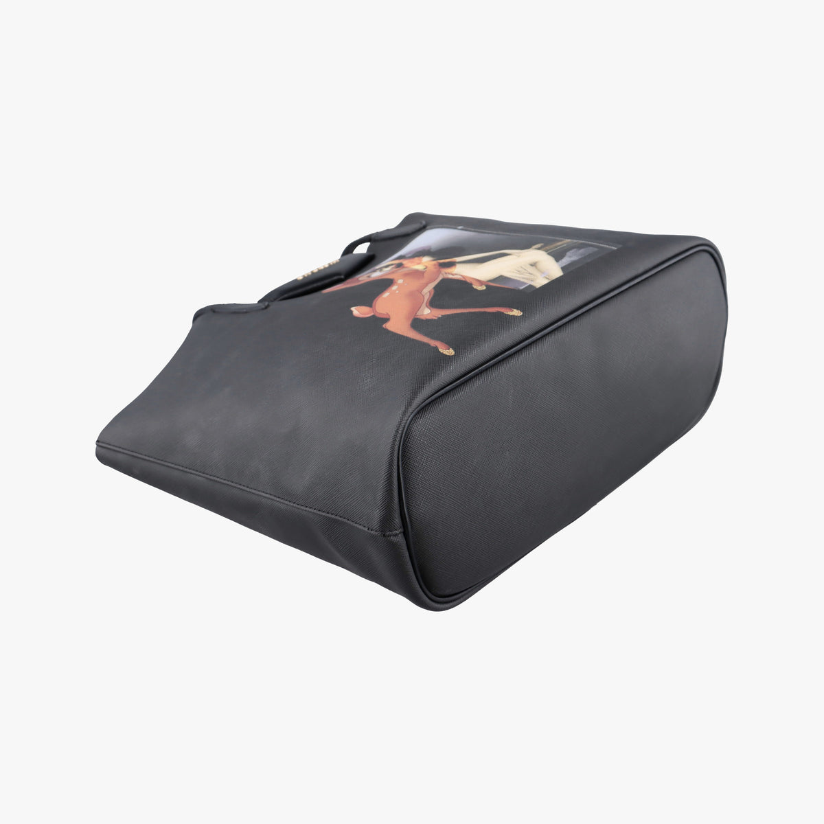 Secondhand Givenchy Bambi Print Antigona tote Black Leather  handbag | stylenewstar