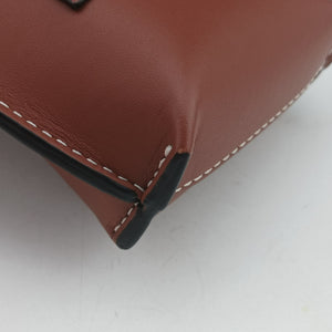 Pre-owned Loewe GATE POCKET Brown Leather  shoulderbag | stylenewstar