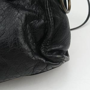 Pre-owned Balenciaga Classic City Mini Black lambskin  shoulderbag | stylenewstar