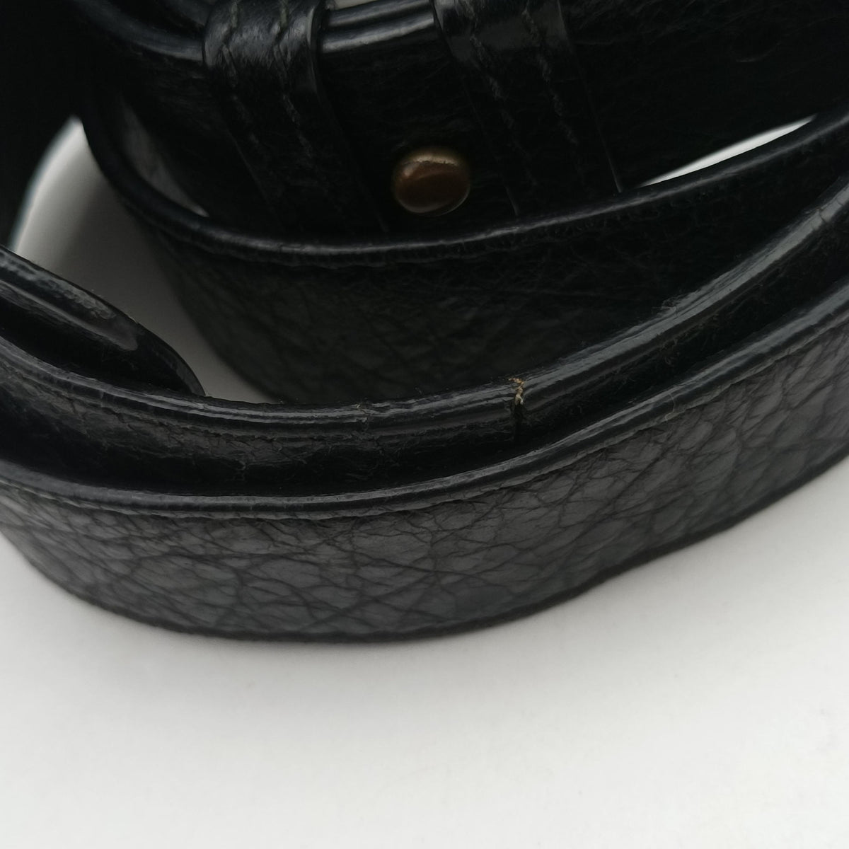 Pre-owned Balenciaga Classic City Mini Black lambskin  shoulderbag | stylenewstar
