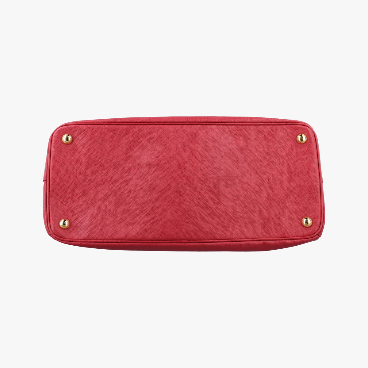 Pre-owned Prada Galleria Red SAFFIANO Leather BN2274 handbag | stylenewstar