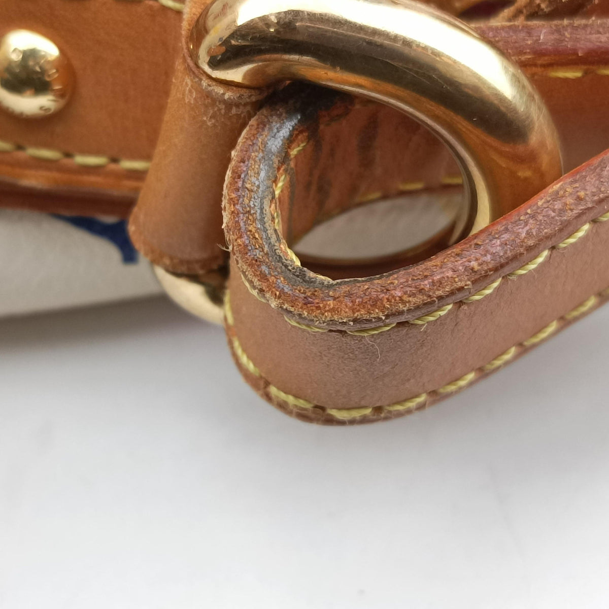 Pre-owned Louis Vuitton Petit NOe white Monogram Multicolor M42229 shoulderbag | stylenewstar