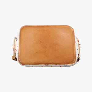 Pre-owned Louis Vuitton Petit NOe white Monogram Multicolor M42229 shoulderbag | stylenewstar