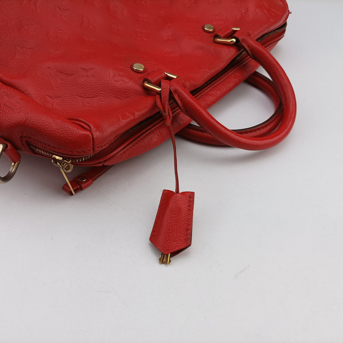 Pre-owned Louis Vuitton Speedy Bandouliere30 Orian Monogram Empreinte M40756 handbag | stylenewstar