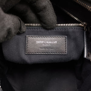 Pre-owned Yves Saint Laurent LOULOU Black Leather 454317 shoulderbag | stylenewstar