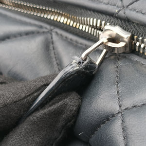 Pre-owned Yves Saint Laurent LOULOU Black Leather 454317 shoulderbag | stylenewstar