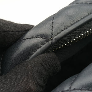 Pre-owned Yves Saint Laurent LOULOU Black Leather 454317 shoulderbag | stylenewstar